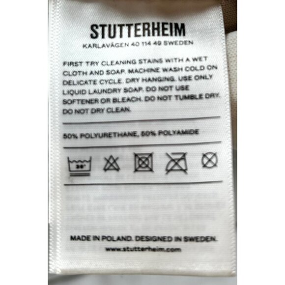 STUTTERHEIM Stockholm Raincoat XXS Light Grey Hooded Jacket – Unisex - Picture 11 of 11